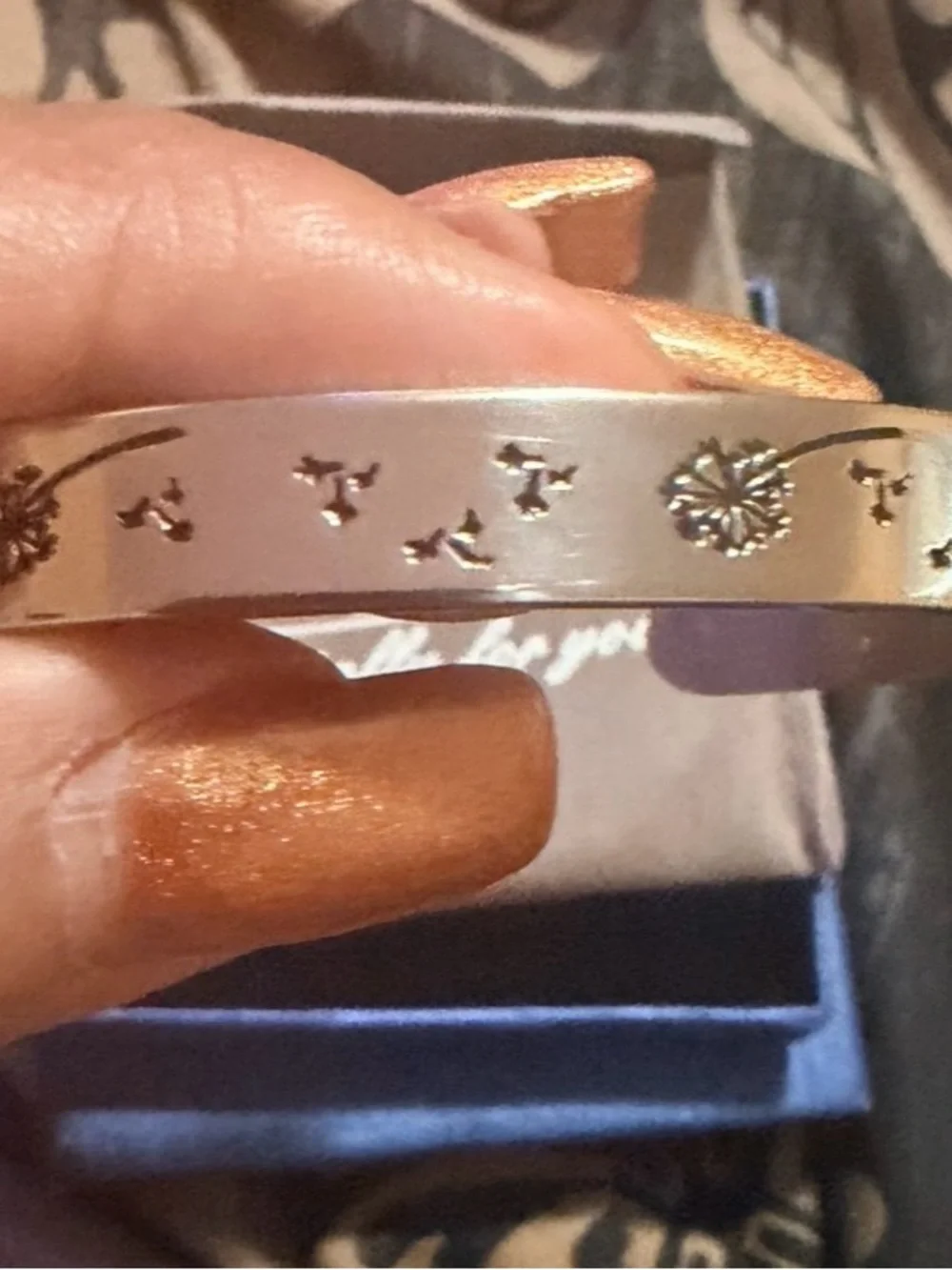 Btysun Silver Stainless Steel Cuff Bracelet - Minimalist Open Bangle